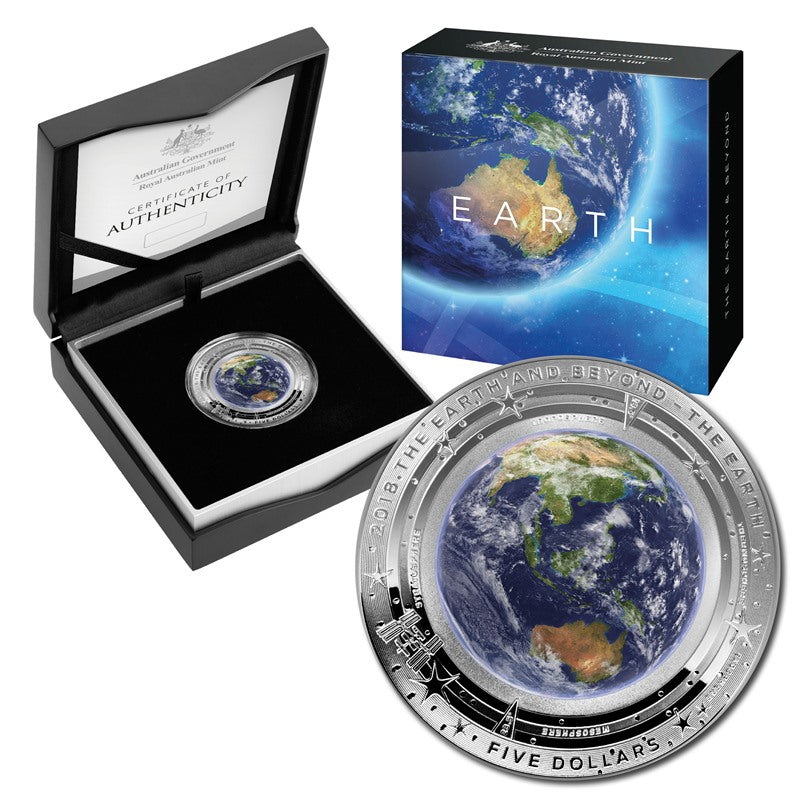 $5 2019 The Earth & Beyond - (Moon, Earth & Sun) Trio Set