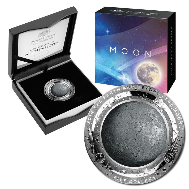 $5 2019 The Earth & Beyond - (Moon, Earth & Sun) Trio Set