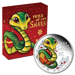 2013 Year of the Baby Snake Silver 1/2oz Proof