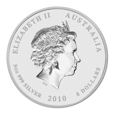 2010 Year of the Tiger 5oz Silver UNC