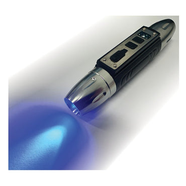 Dual-Mode UV & LED Torch – Rechargeable with Carry Case