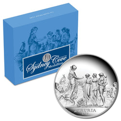 2010 Sydney Cove Medallion 1oz Silver Proof Coin & Wedgewood Plate Set