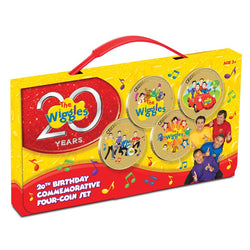 2011 The Wiggles 20th Birthday 4 Coin Collection Carry Case