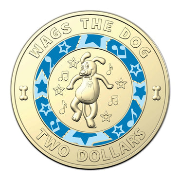 $2 2021 Wiggles - Blue Wags the Dog UNC
