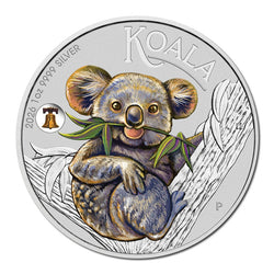 2026 Koala with Liberty Bell Privy Coloured 1oz Silver - ANA Coin Show Special