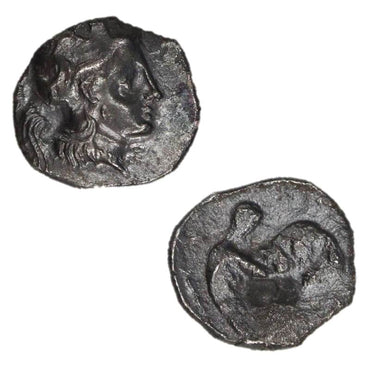 Ancient Italy, Calabria, Tarentum (Taras) 380-325BC Silver Diobol