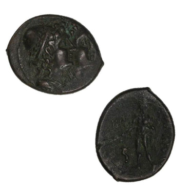 Ancient Italy, Bruttium, Rhegion 211-201BC Bronze Trias
