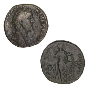 Roman Empire, Antoninus Pius 138-161AD Bronze Sestertius