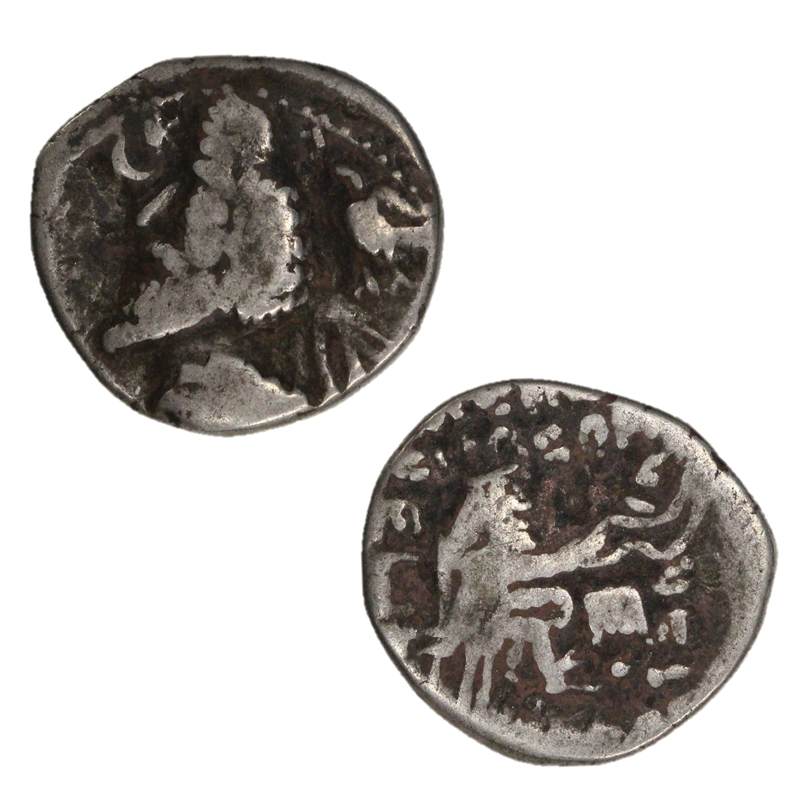 Indo-Parthians Aria or Mardates 1st Century BC Silver Drachm
