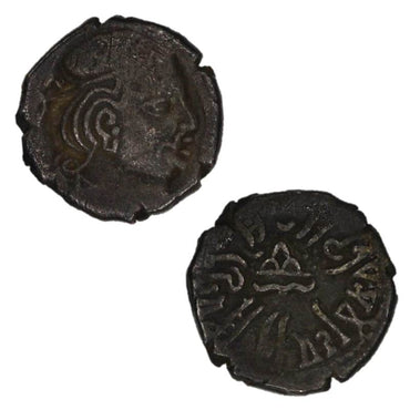 Ancient India Western Satraps Rudrasena II 256-278AD Silver Drachm
