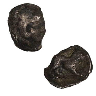 Ancient Greece, Lucania, Herakleia 432-420BC Silver Diobol