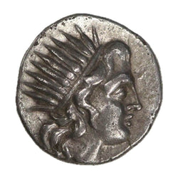 Greece, Caria, Rhodes 190-170BC Silver Drachm EF RARE!