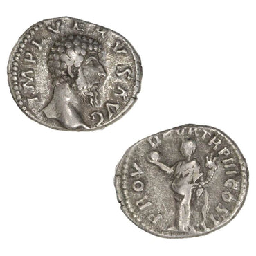 Ancient Rome, Lucius Verus 161-169AD Silver Denarius