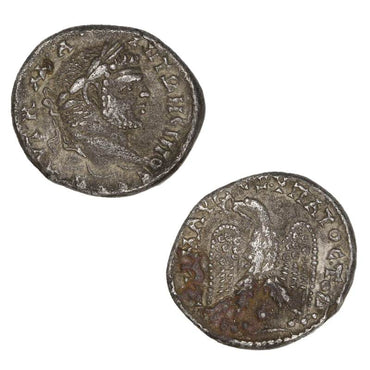 Ancient Syria, Seleucis & Pieria, Caracalla 198-217AD Silver Tetradrachm