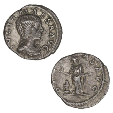 Ancient Rome, Julia Maesa 218-225AD Silver Denarius