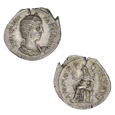Roman Empire Julia Mamaea 222-235AD Silver Denarius