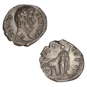 Ancient Rome, Aelius Caesar 136-138AD Silver Denarius