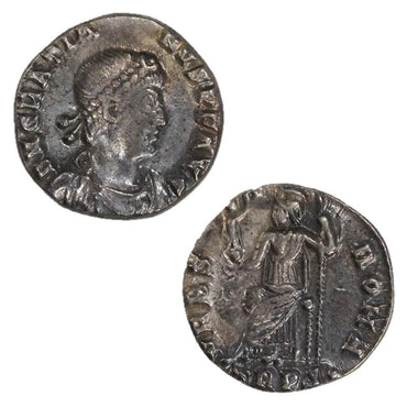Roman Empire, Gratian 378-383AD Silver Siliqua Trier Mint