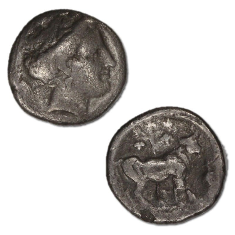 Greece, Euboia, Histiaia, 350-340BC Silver Drachm