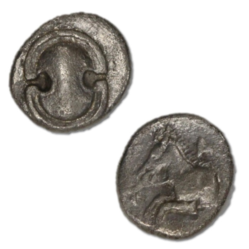 Greece, Boiotia, Tanagra, c.4th Century BC Silver Obol