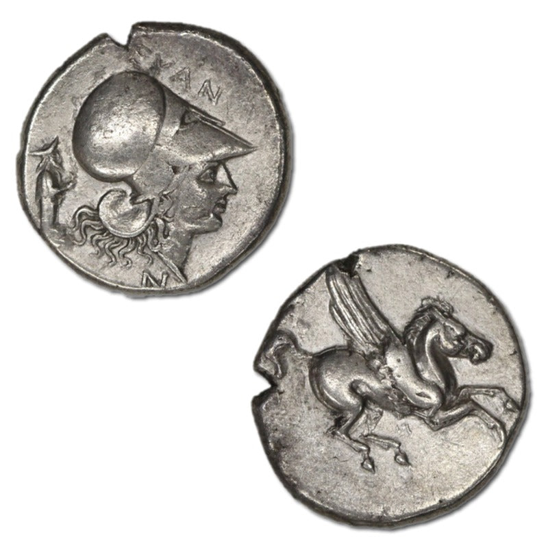 Akarnania, Anactorian, Corinth 390-375BC Silver Stater