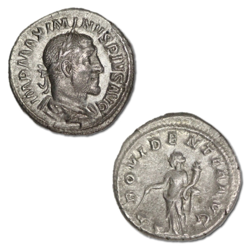 Ancient Roman Maximinus 235-238AD Silver Denarius