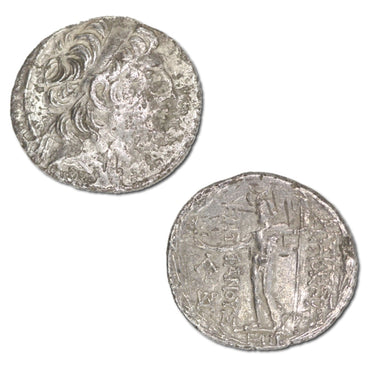 Greece, Antiochos VIII, 121-96BC Silver Tetradrachm VF