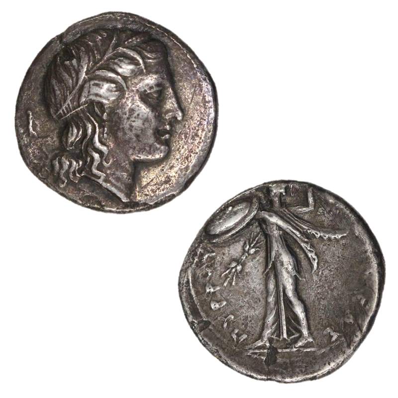 Sicily, Syracuse, Pyrrhos 278-276BC Silver Octobol