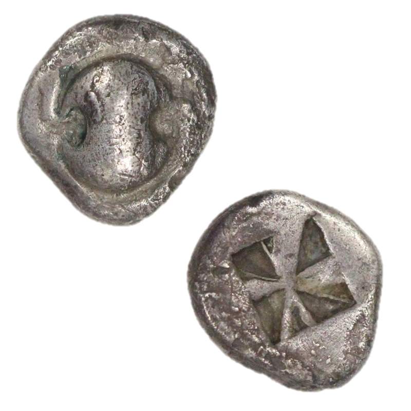 Greece, Boiotia, Tanagra 500-480BC Silver Hemidrachm