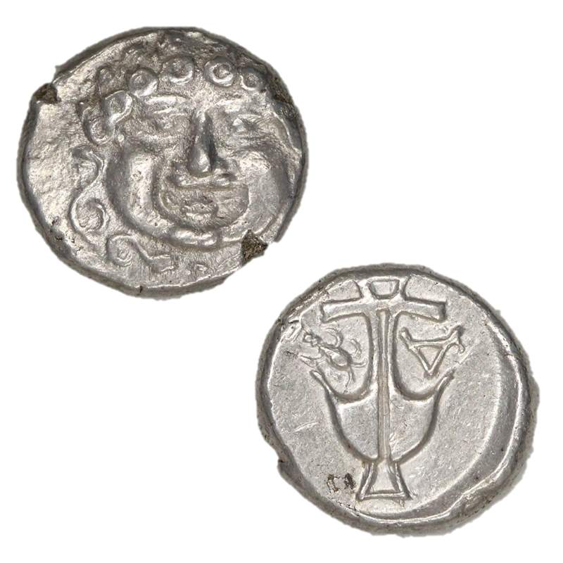 Greece Thrace Apollonia Pontika 400-350 BC Silver Drachm