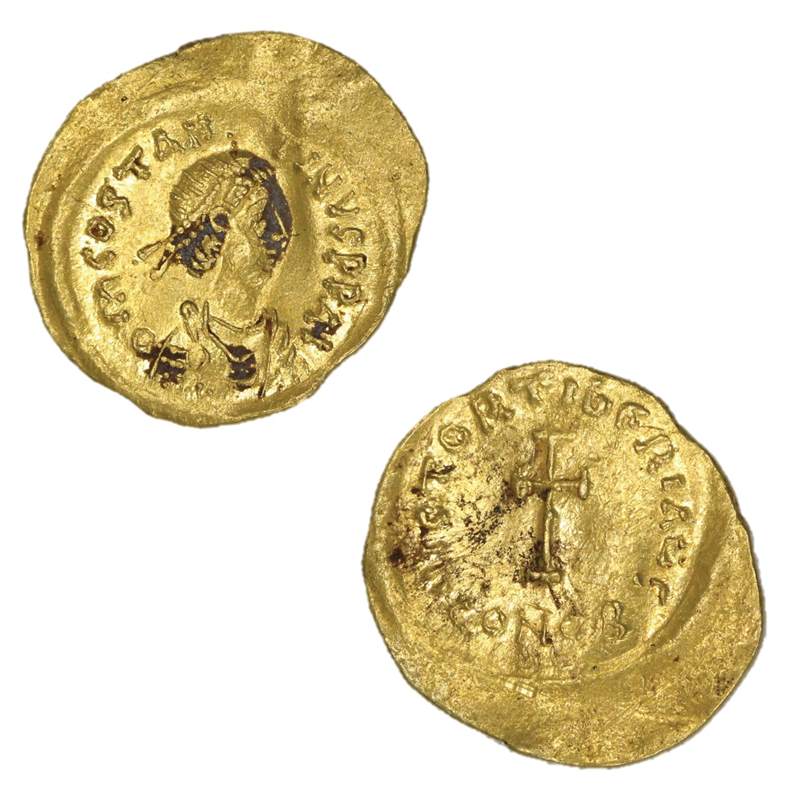 Byzantine, Tiberius II Constantine 578-582AD Gold Tremissis