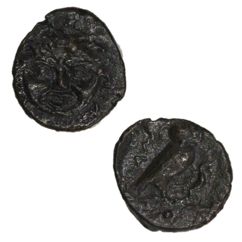 Greece, Sicily, Kamarina 420-405BC AE13 Onkia