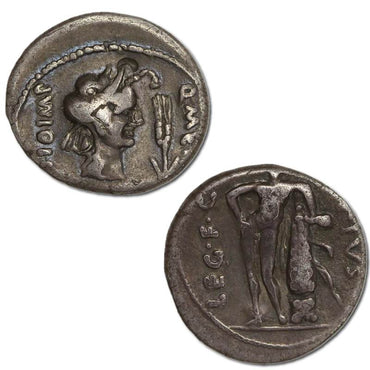 Republican, Q.Caecilius Metellus Pius Scipio 47-46BC Silver Denarius