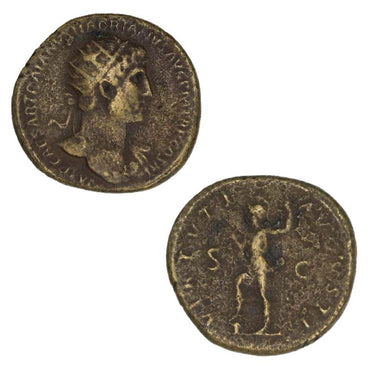 Ancient Rome, Hadrian 117-138AD Bronze Dupondius
