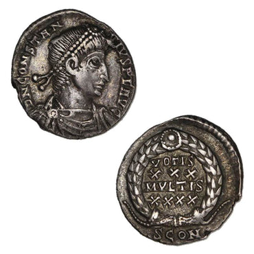 Roman Empire, Constantius II 337-361 Silver Siliqua