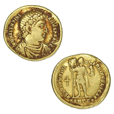 Roman Empire Valentinian I 364-375AD Gold Solidus