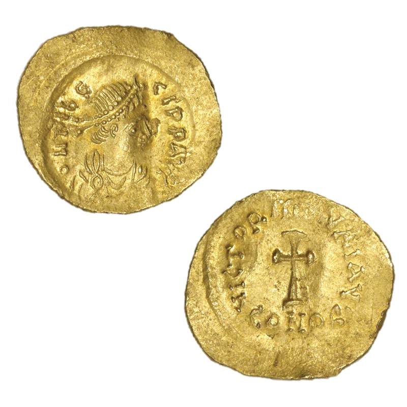 Byzantine Maurice Tiberius 582-602AD Gold Tremissis