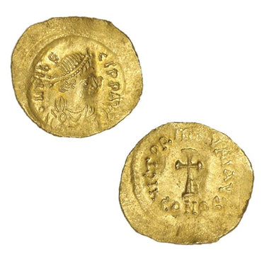 Byzantine Maurice Tiberius 582-602AD Gold Tremissis
