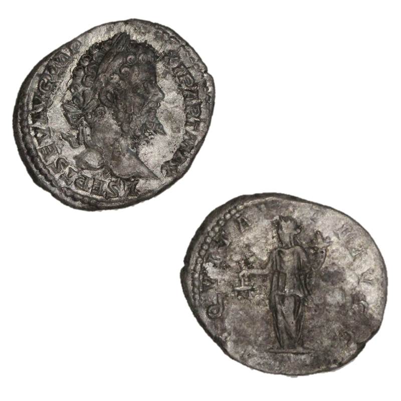 Roman Empire, Septimius Severus 193-211AD Silver Denarius