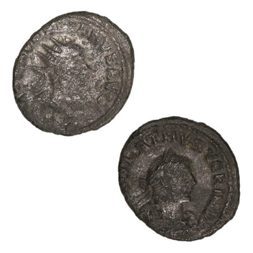 Roman Vabalathus & Aurelian 267-272AD Bronze Antoninianus