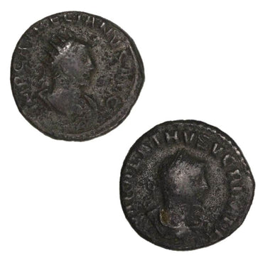 Roman Vabalathus & Aurelian 267-272AD Bronze Antoninianus