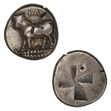 Greece, Bithynia, Kalchedon 416-357BC Silver Drachm
