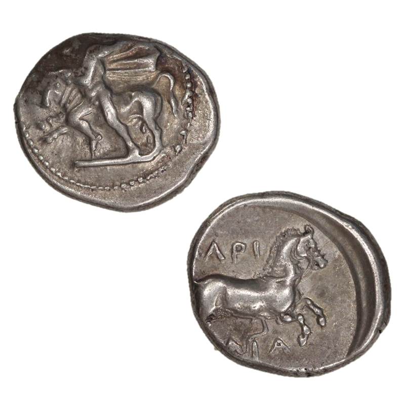 Ancient Greece, Thessaly, Larissa 400-360BC Silver Drachm