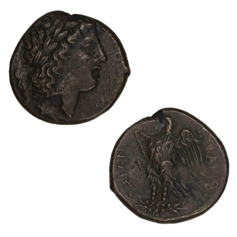 Greece, Sicily, Syracuse, Hiketas II, 283-279BC Bronze Litra