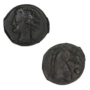 Greece, Zeugitania, Carthage 300-264BC AE21