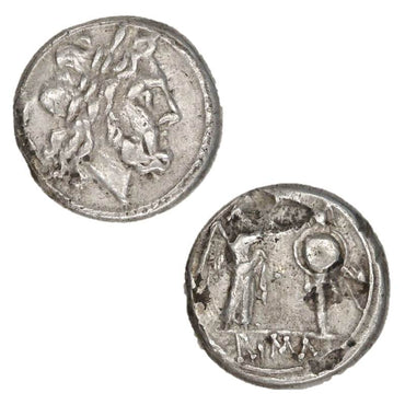 Roman Republic, Anonymous After 211BC Silver Victoriatus