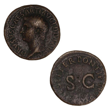 Ancient Rome, Drusus 22-23AD Bronze Assarion