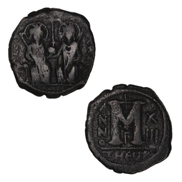 Byzantine Justin II & Sophia 565-578AD Bronze 40 Nummi