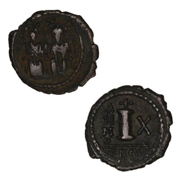 Byzantine Justin II & Sophia 565-578AD Bronze Decanummium