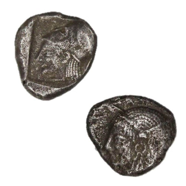 Ancient Greece Mysia, Lampsakos 500-450BC Silver Diobol
